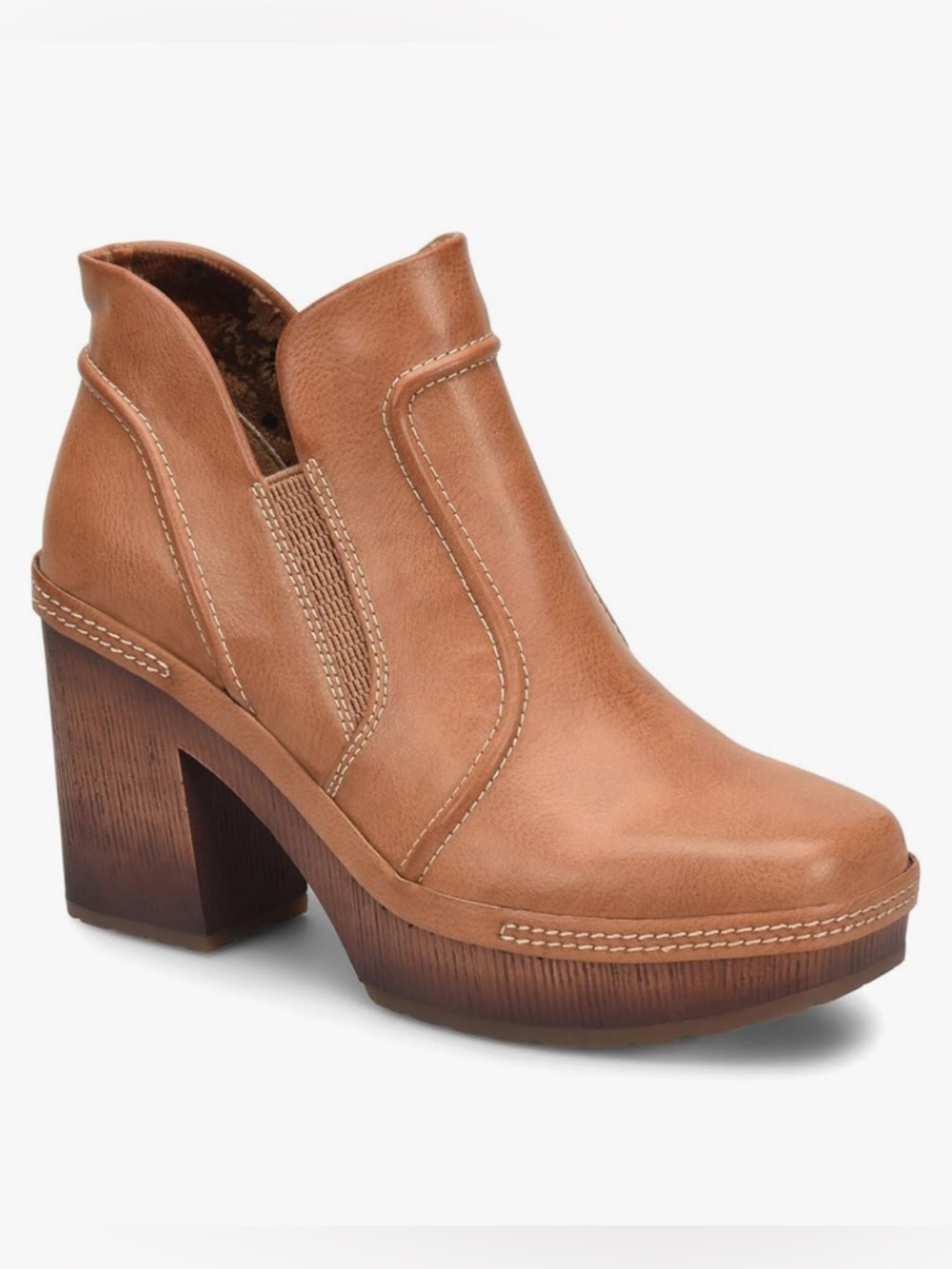 Korks Robin Booties in Brown Sz 7